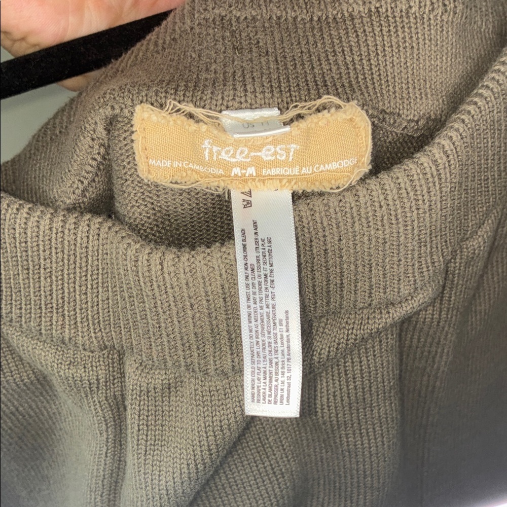 Free People free-est Solar Cosy Cotton Knit Lounge Pants - Picture 6 of 7